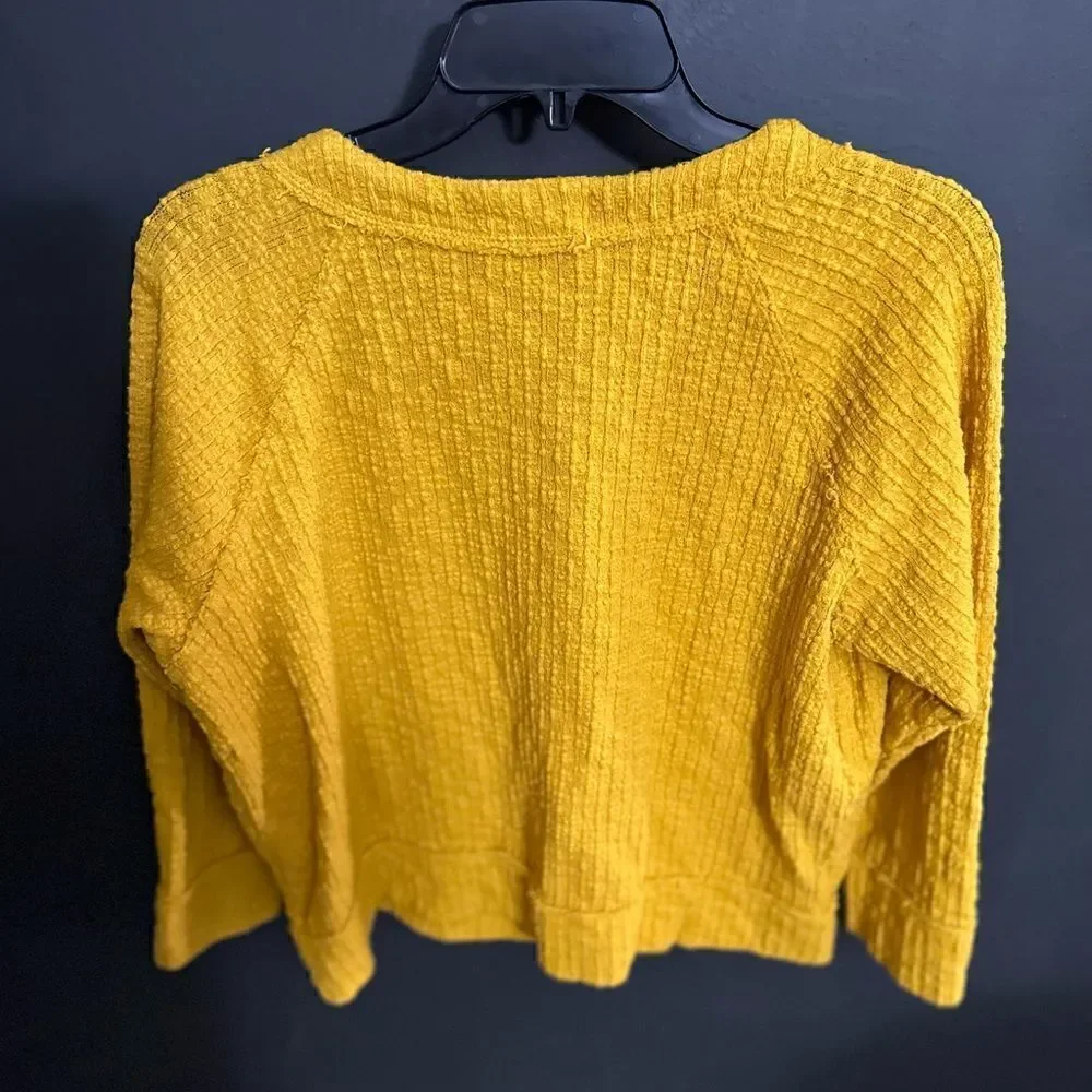 Two by Vince Camuto Ladies' Button Cardigan Size  Mustard Yellow Large NWOT